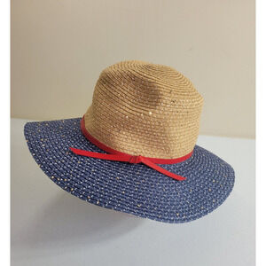 Summer Sun Straw Hat Accessory Depot Sequin Wide Brim Packable Beach One Size